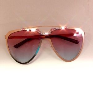Cotton candy rhinestone shades